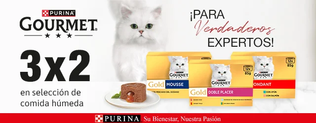 Gourmet: 3 x 2 en selección de packs de comida húmeda